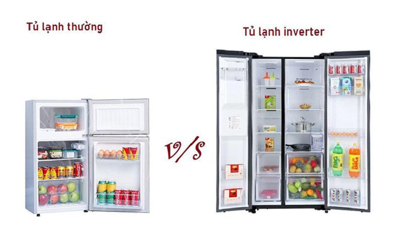 Tổng quan về tủ lạnh Inverter và tủ lạnh thường